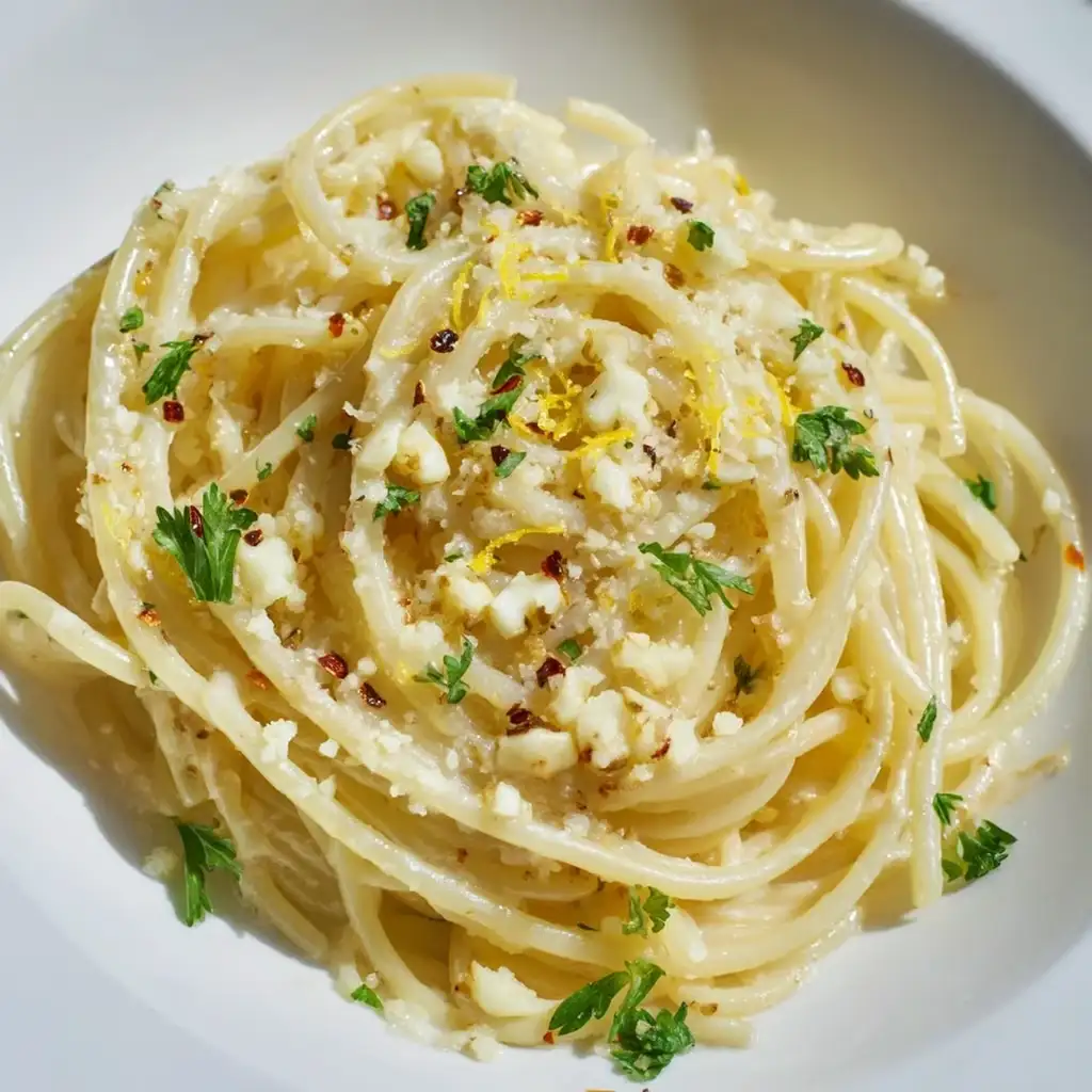 Garlic Butter Noodles look