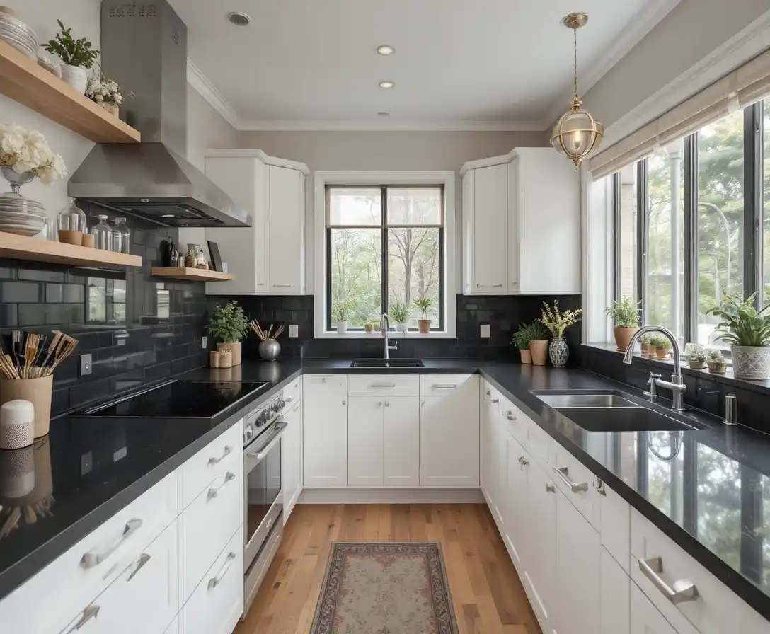 Black Kitchen Countertop Ideas