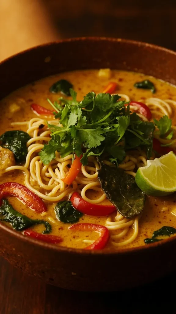 Creamy Coconut Curry Ramen recipe look
