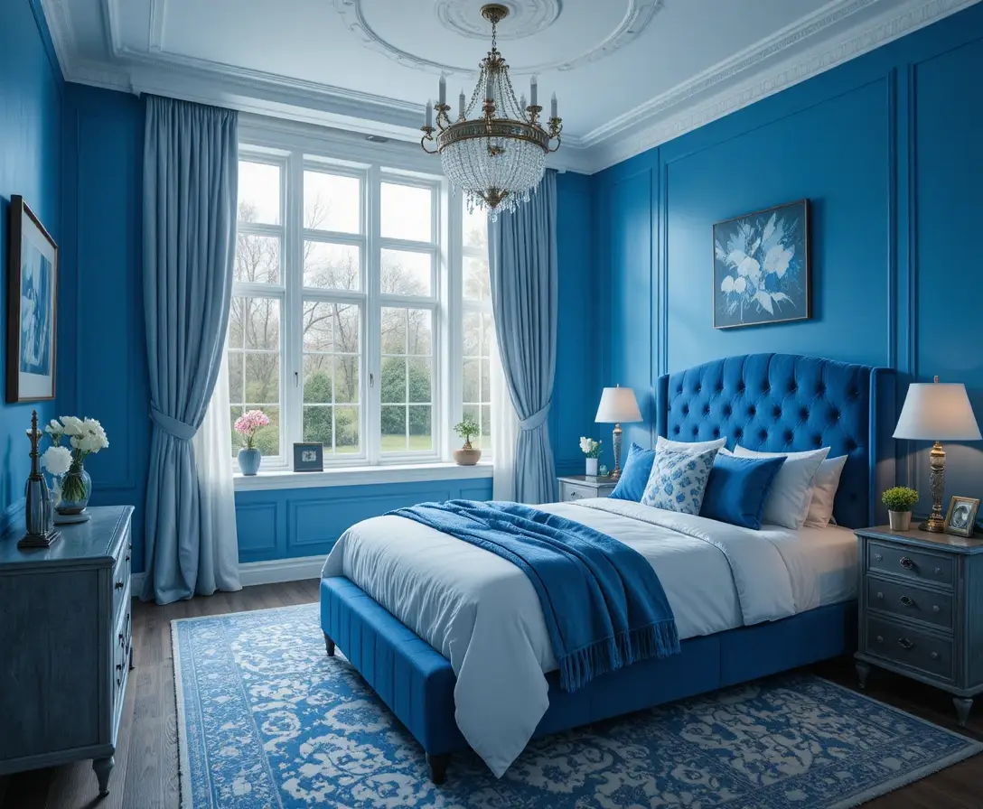 stunning Blue Bedroom look