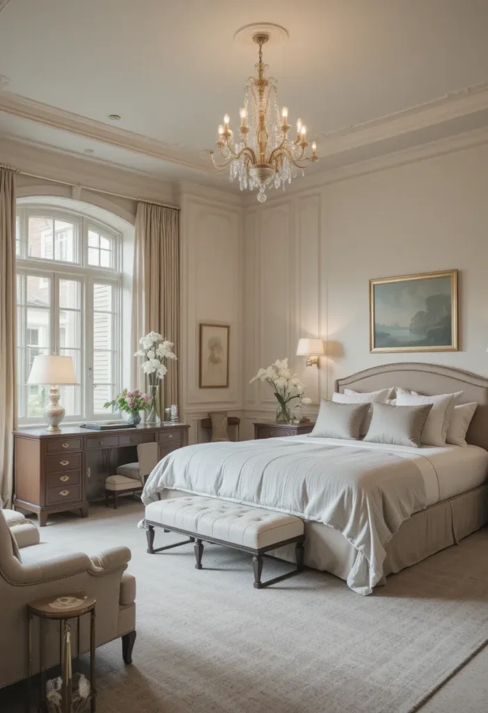 Timeless master bedroom design that ages beautifully