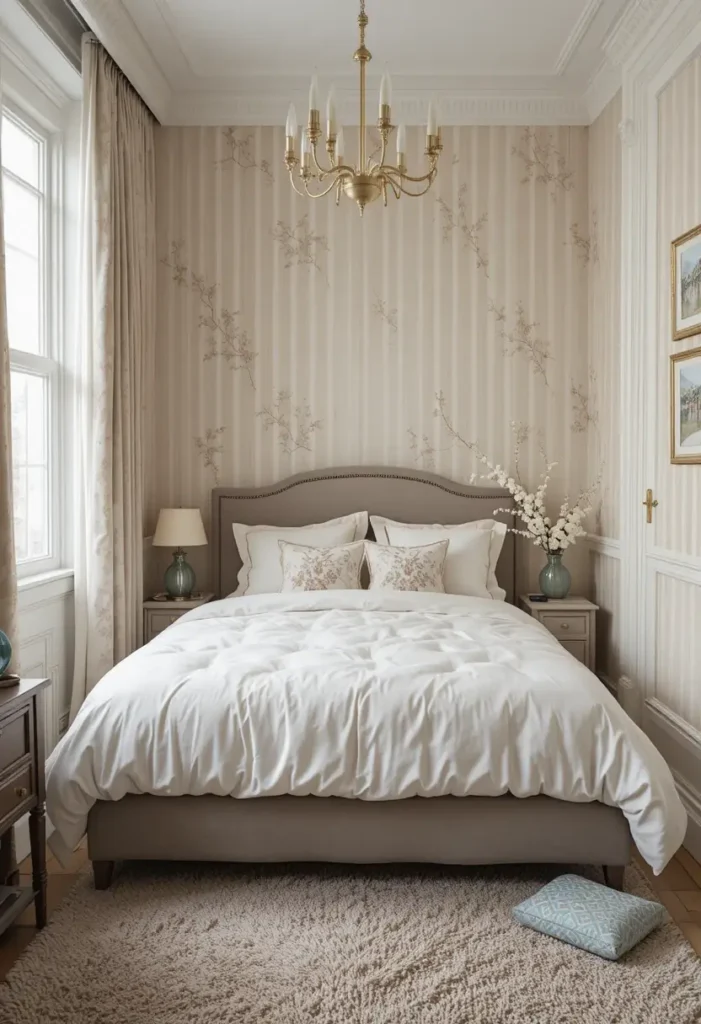 Wallpaper ideas for small bedrooms