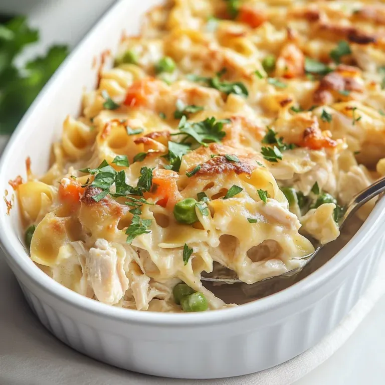 Creamy Chicken Noodle Casserole Recipe