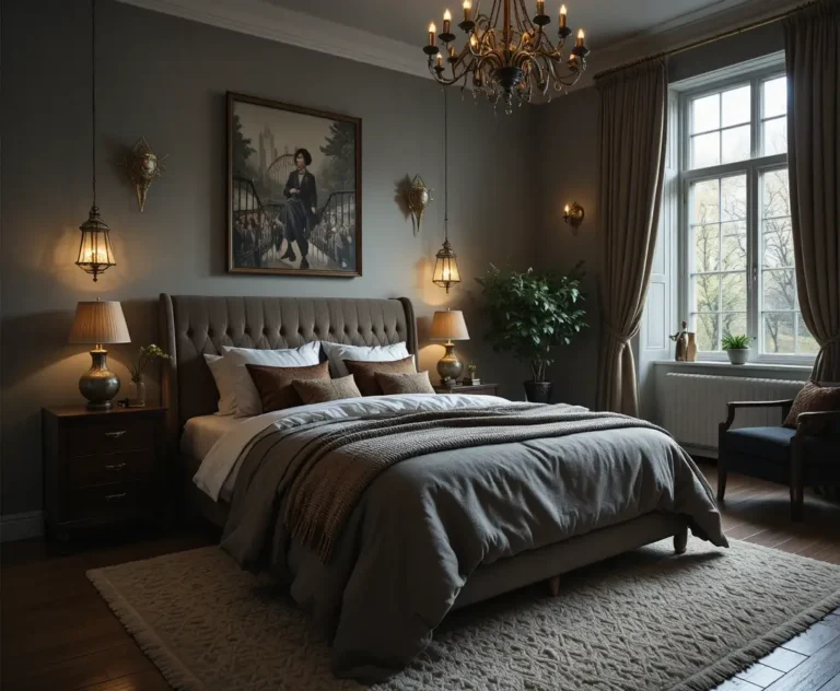 Full Moody Bedroom beautiful look