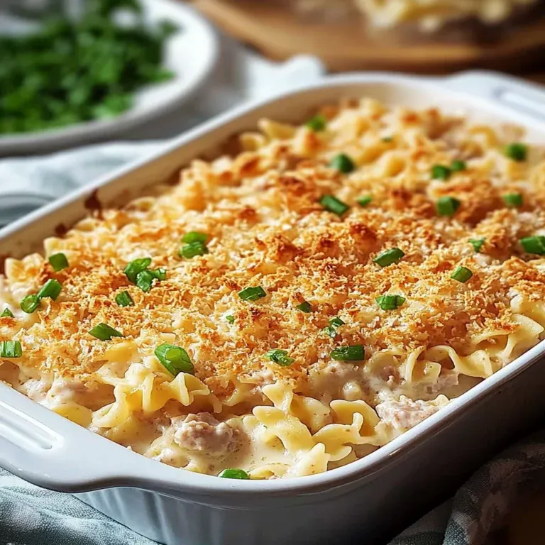 Tuna Noodle Casserole recipe look