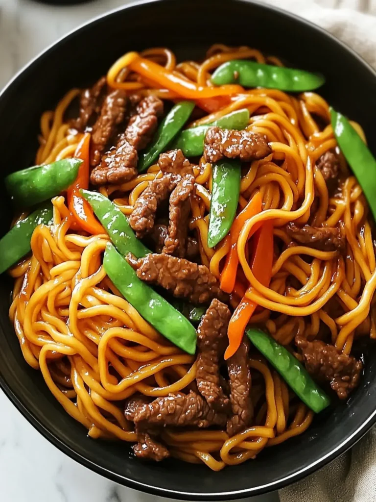Step-by-Step Instructions for Beef Lo Mein Recipe 