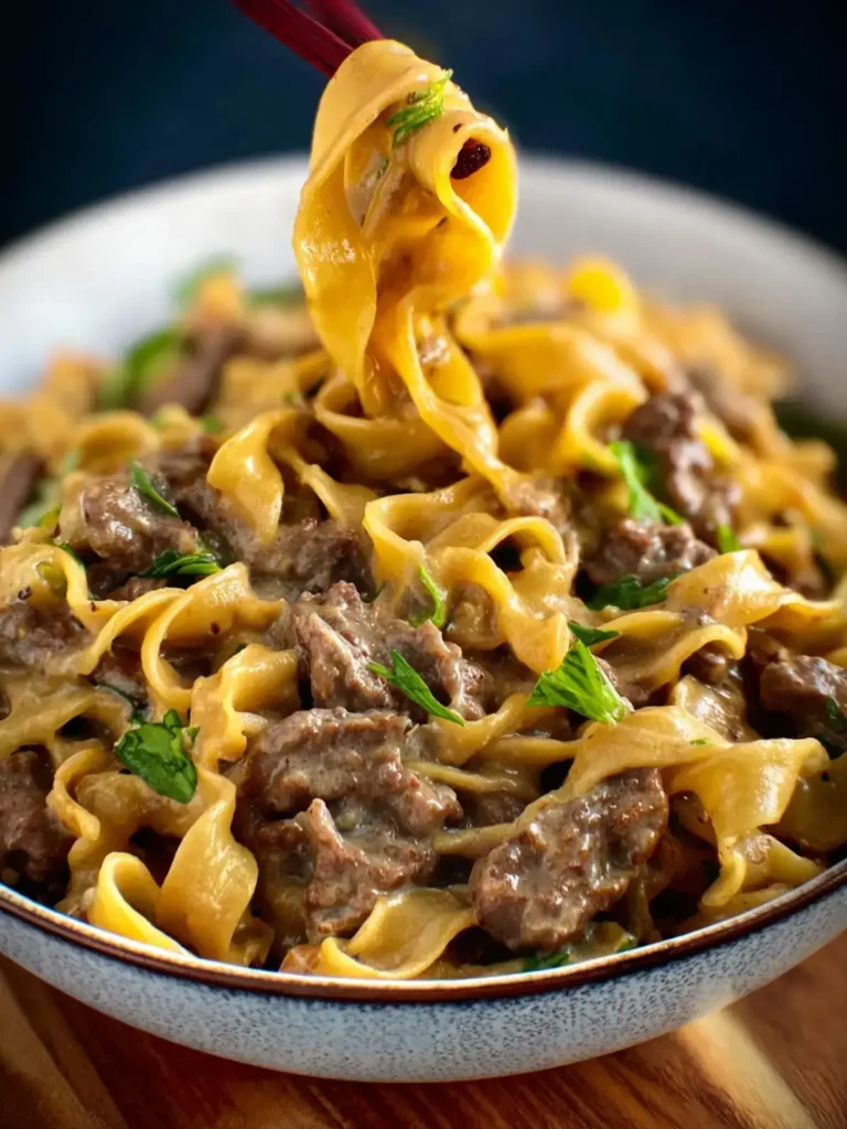 Easy Beef and Noodles Recipe