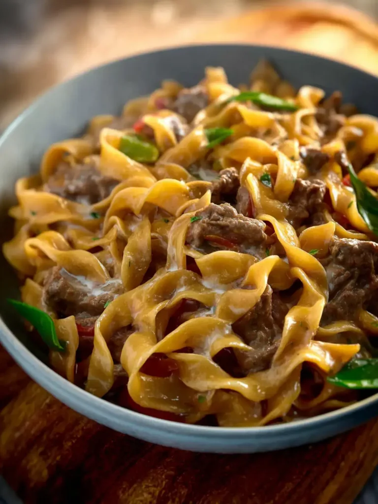 Easy Beef and Noodles Recipe look