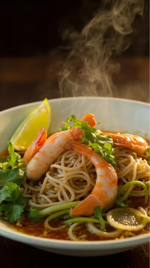 Shrimp and Lime Ramen Bowl recipe look