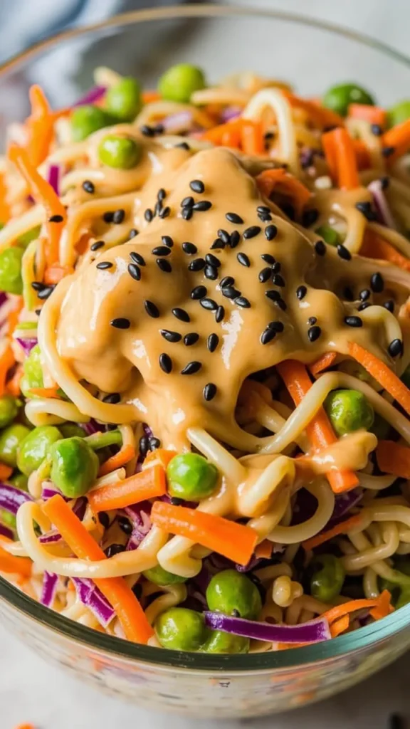 Ramen Noodle Salad with Sesame Dressing recipe look