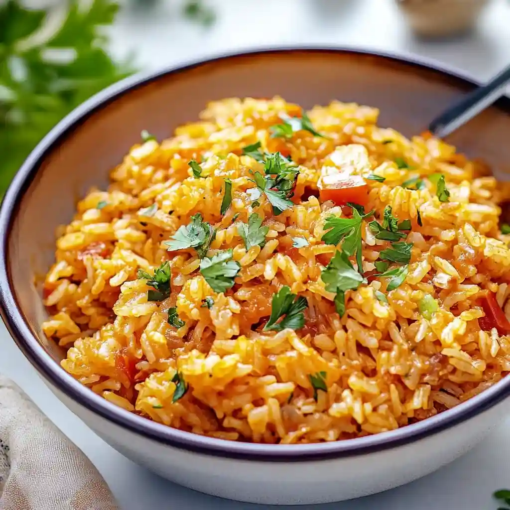  Spanish rice in a rice cooker