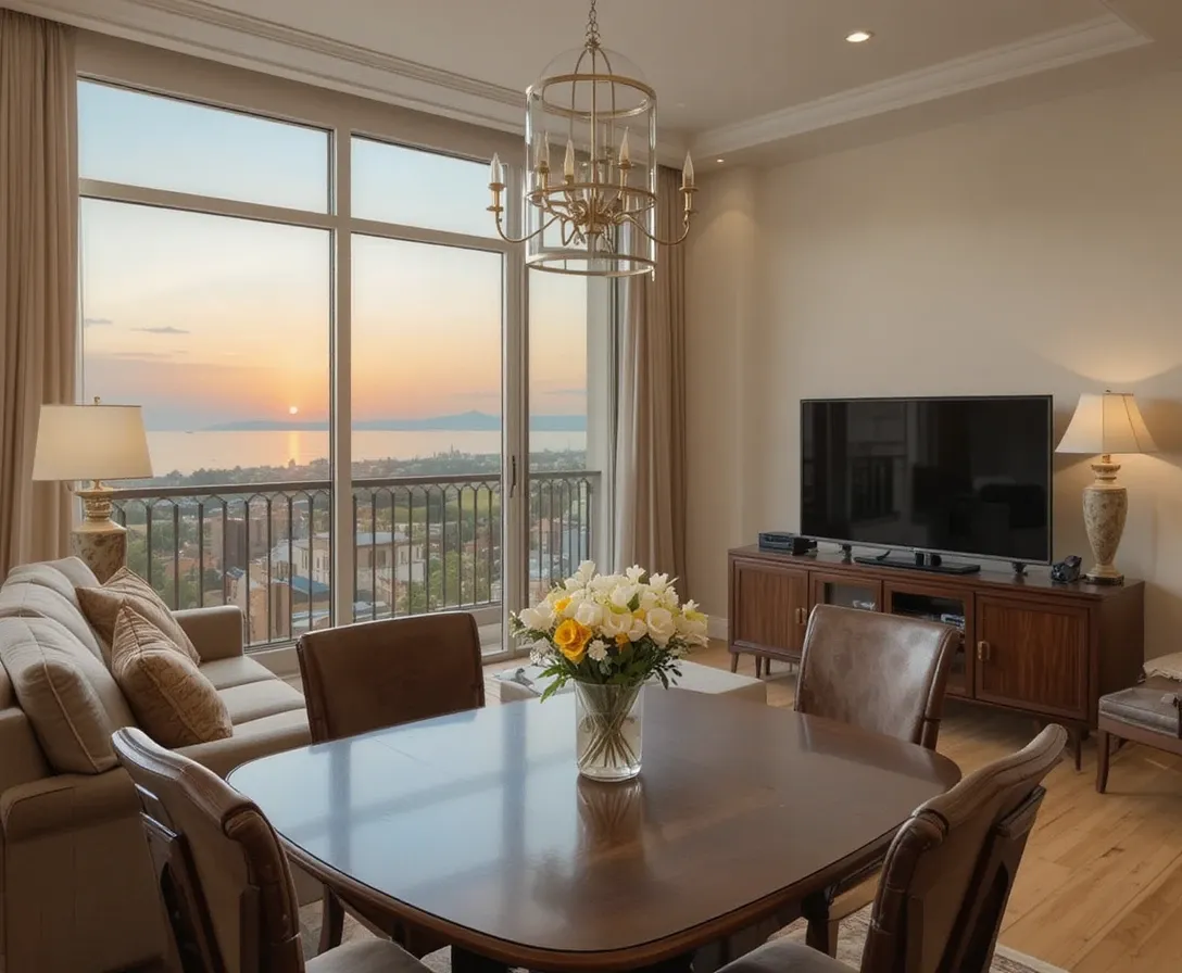 Living Room Dining Room Combo beautiful view