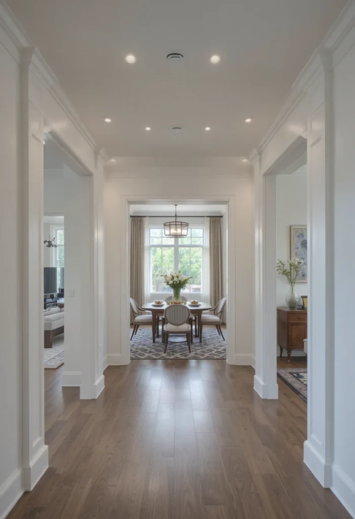 Clear walkway between zones