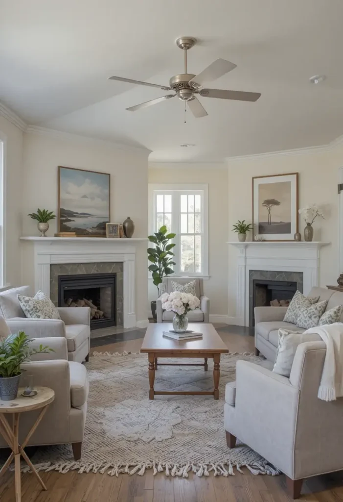 Living room remodel in stages