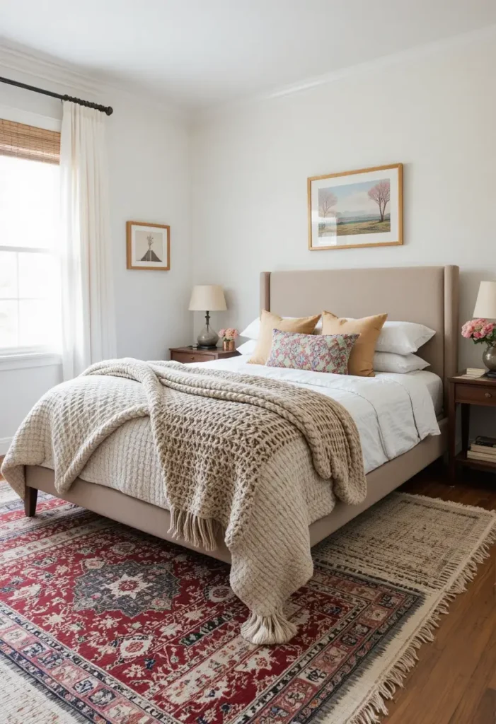 Textured bedroom décor ideas for warmth and comfort