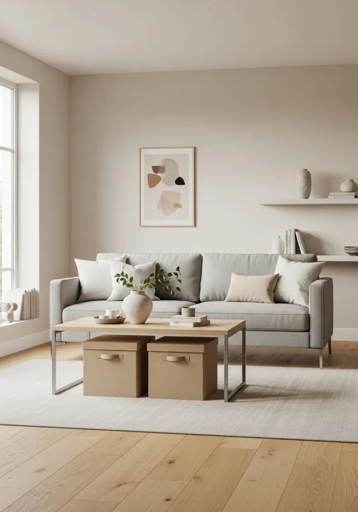 Lidded bins for toy storage