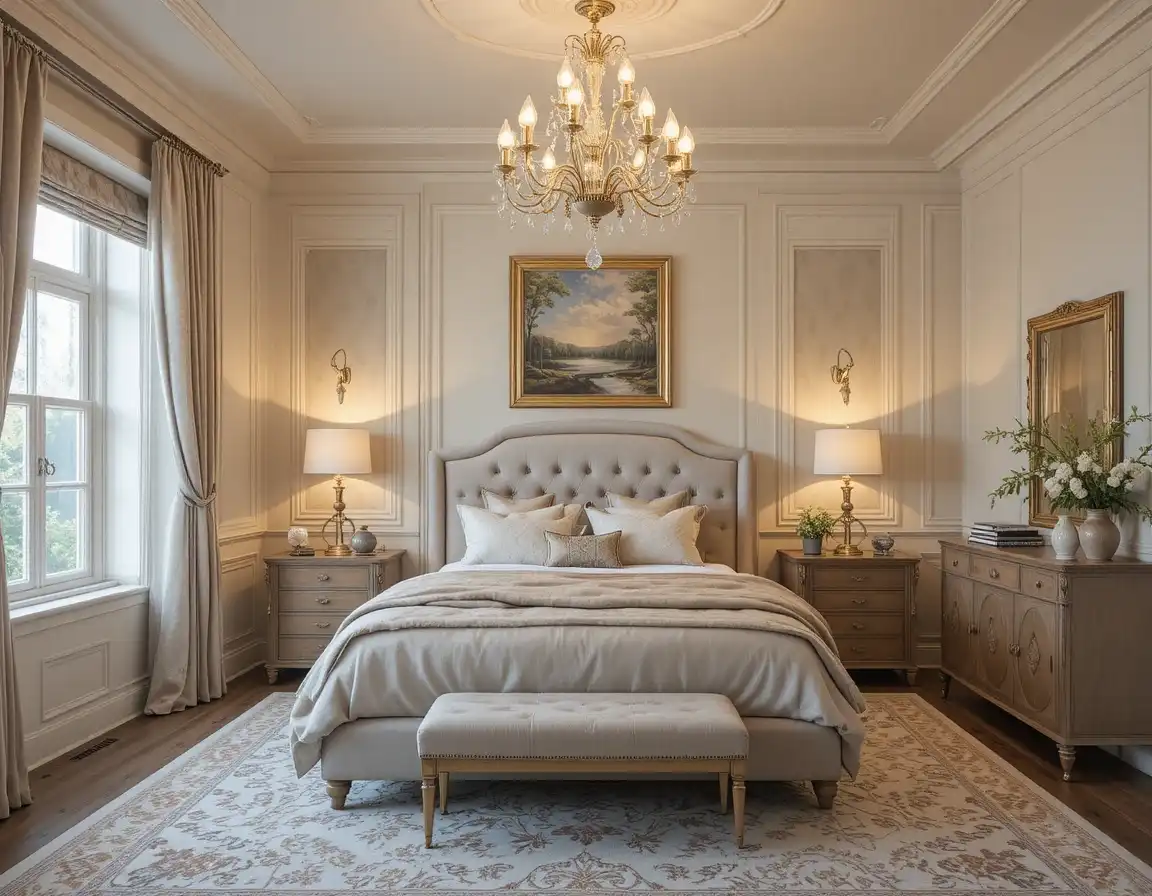 bedroom chandelier beautiful look