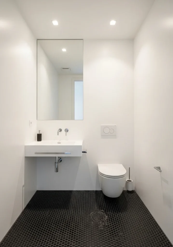 penny bathroom floor tile