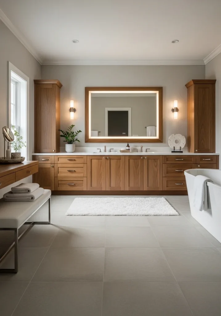 matte textured bathroom tile