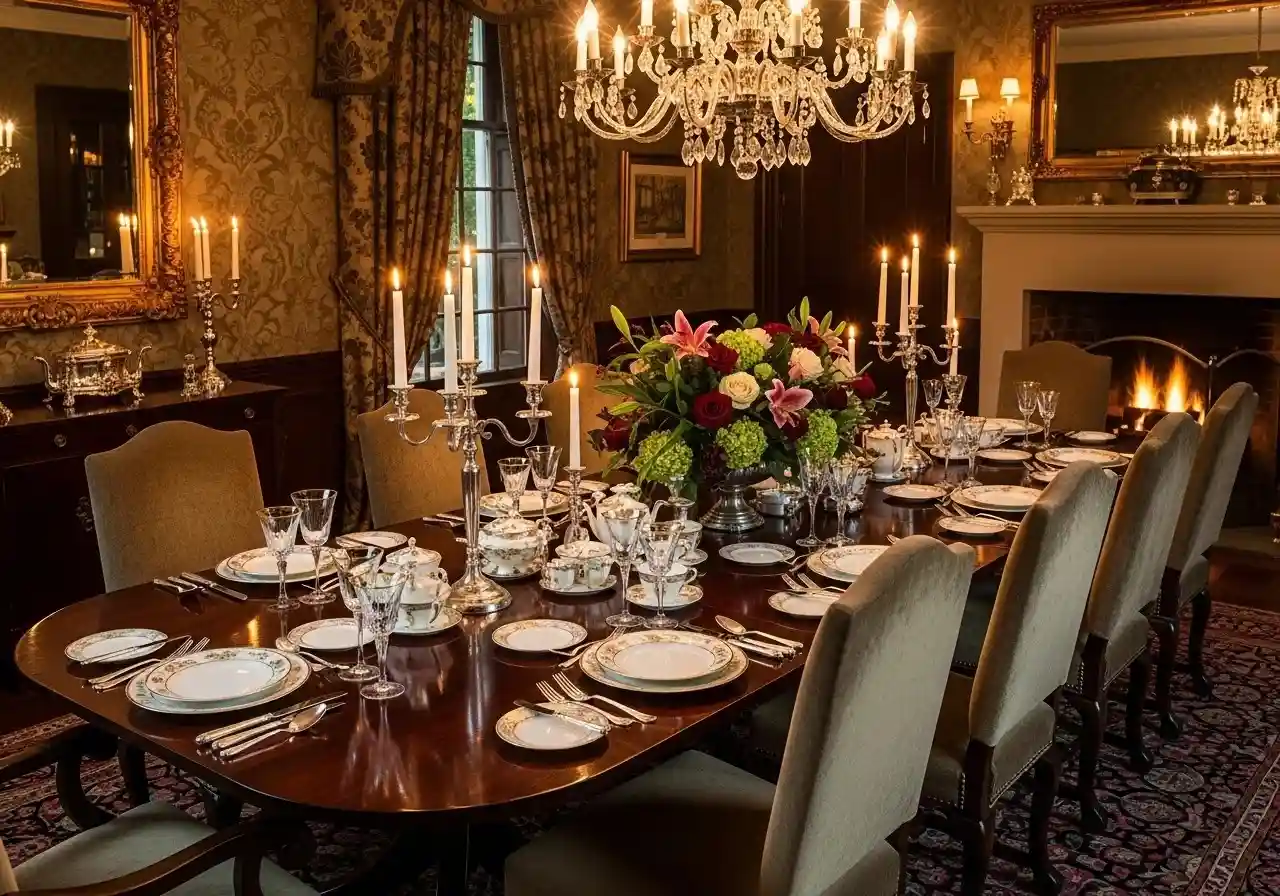 beautiful dining room table look