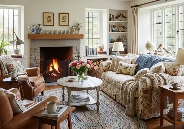 Beautiful cottage living room look