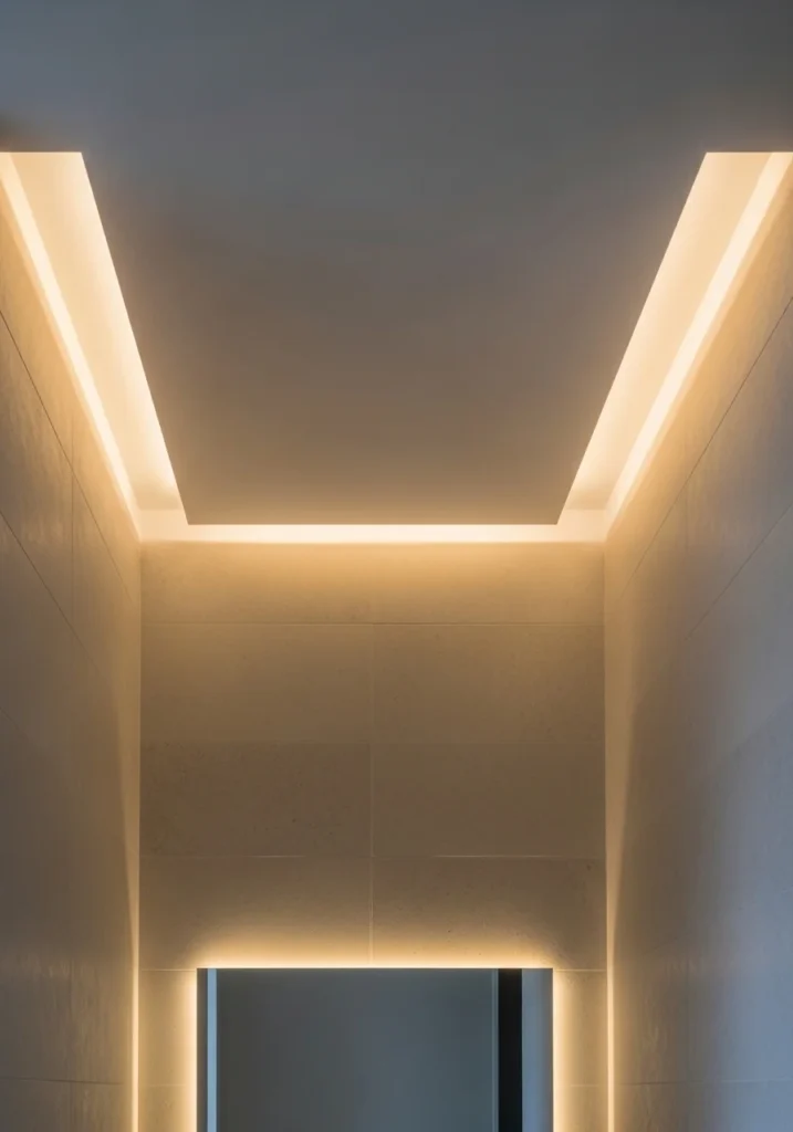 Bathroom cove lighting