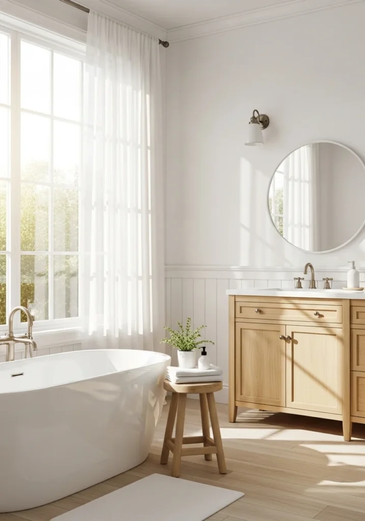Bathroom with natural light