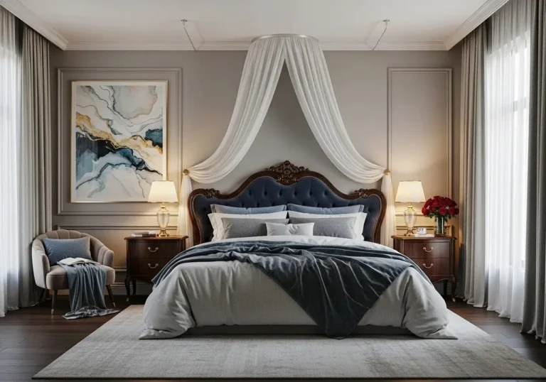 beautiful romantic bedroom look