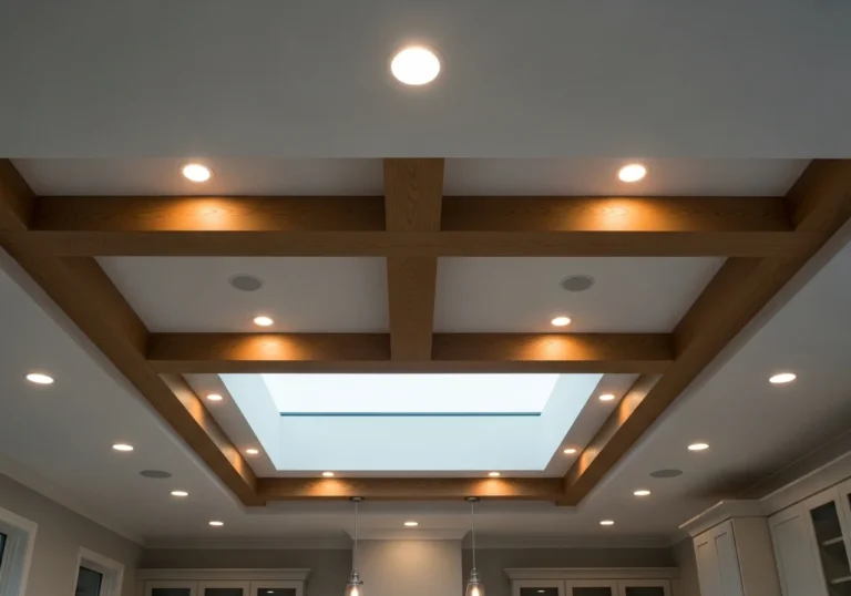 Beautiful kitchen ceiling look