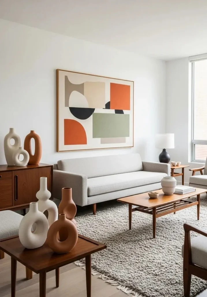 mid century modern living room decor ideas