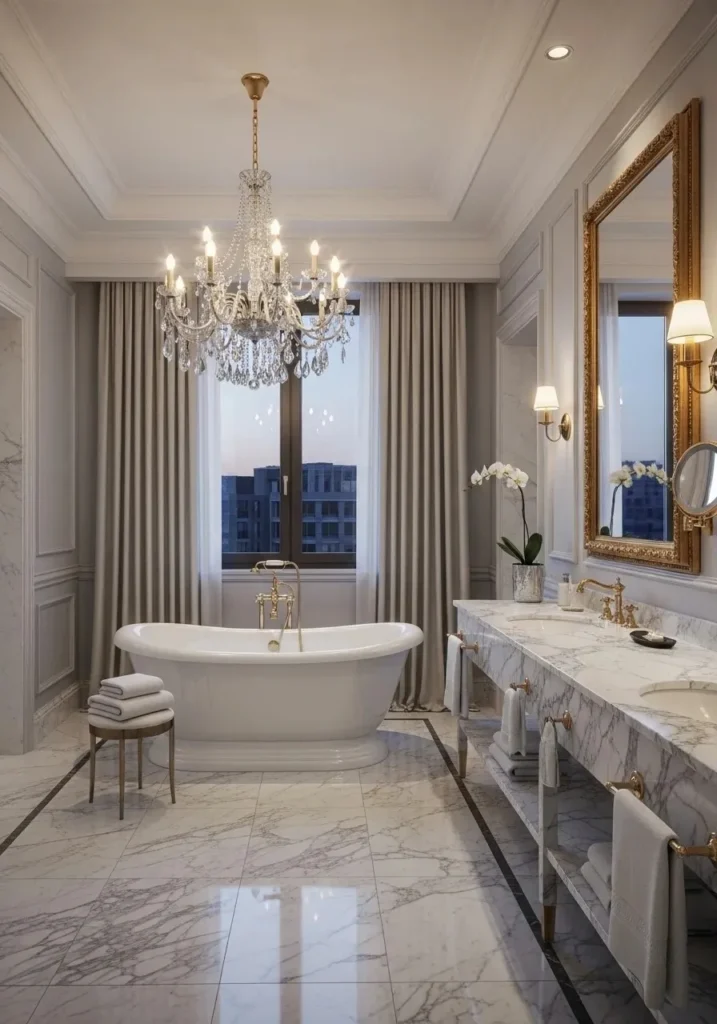 Bathroom chandelier design