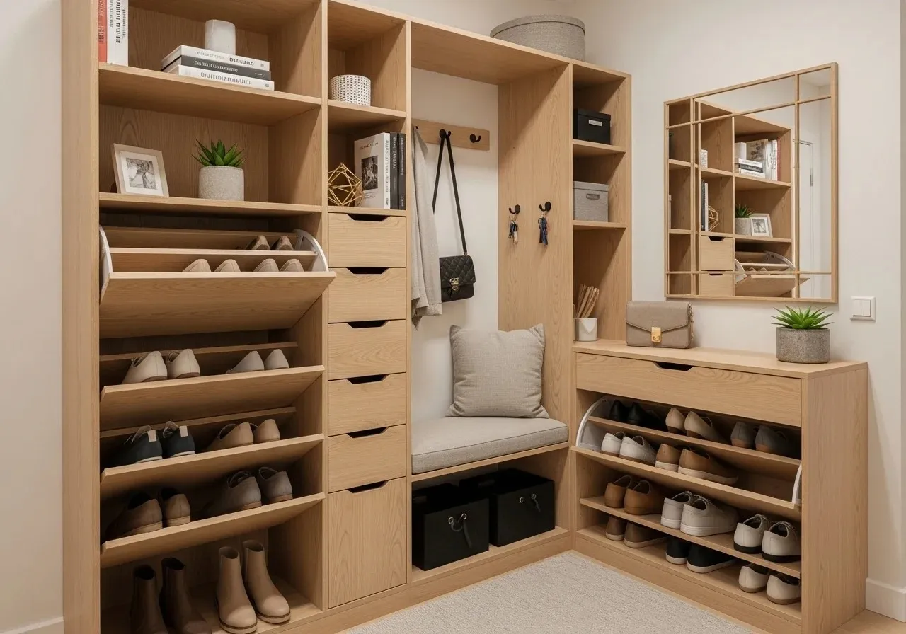 shoe storage ideas for small spaces look