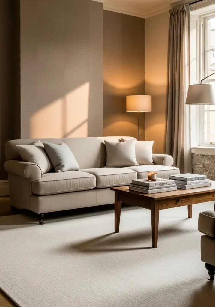 plush wool carpet living room