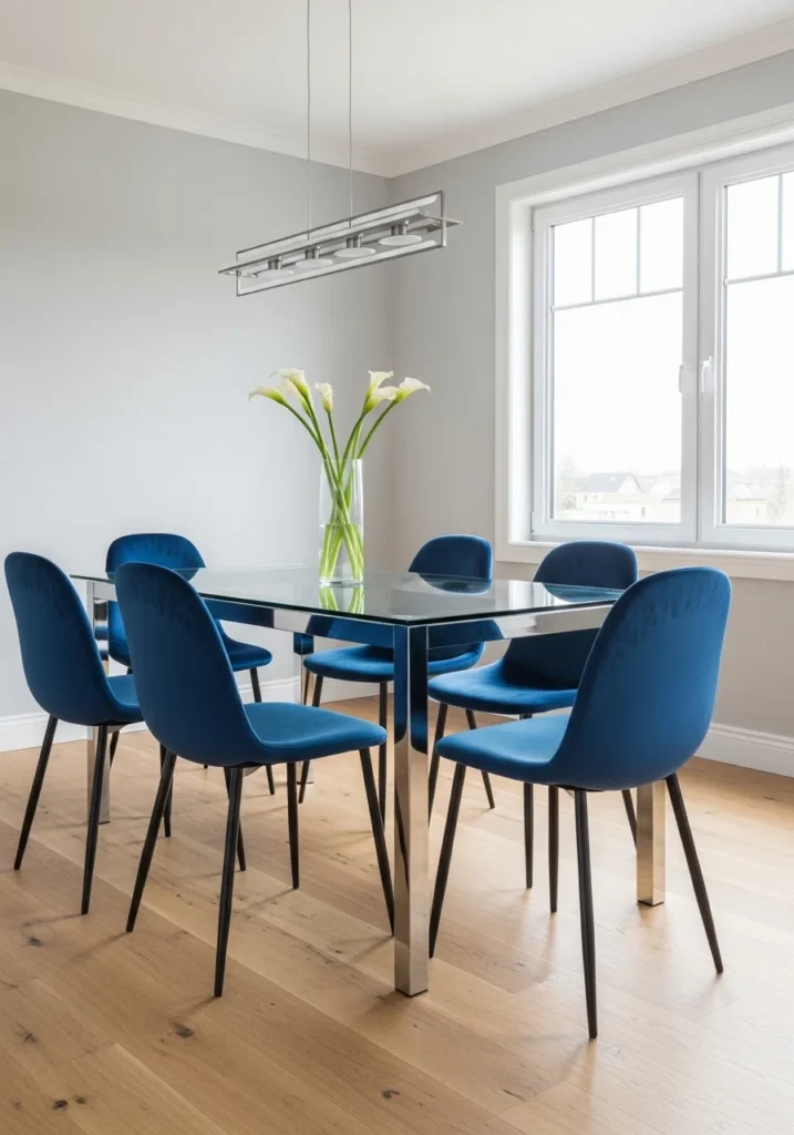 modern glass dining table design