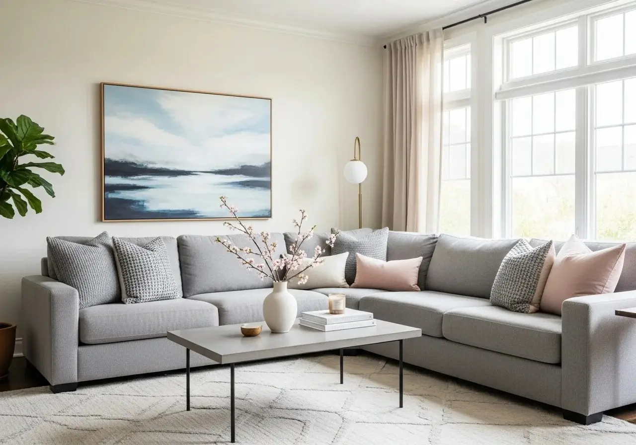 Beautiful contemporary living room look