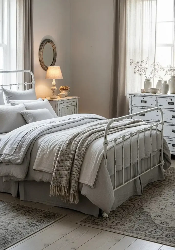 french provincial bedroom distressed furniture look
