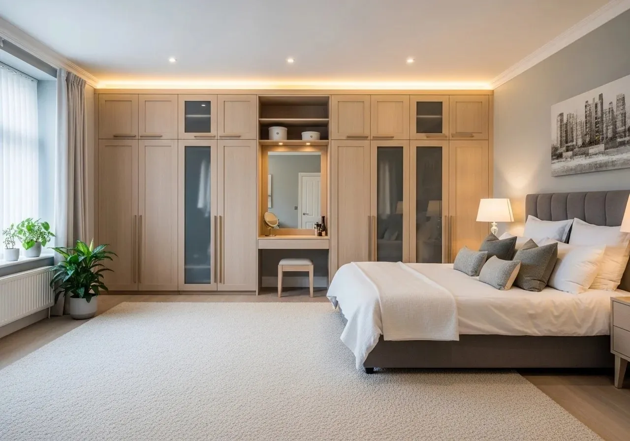 Beautiful wardrobe design bedroom look