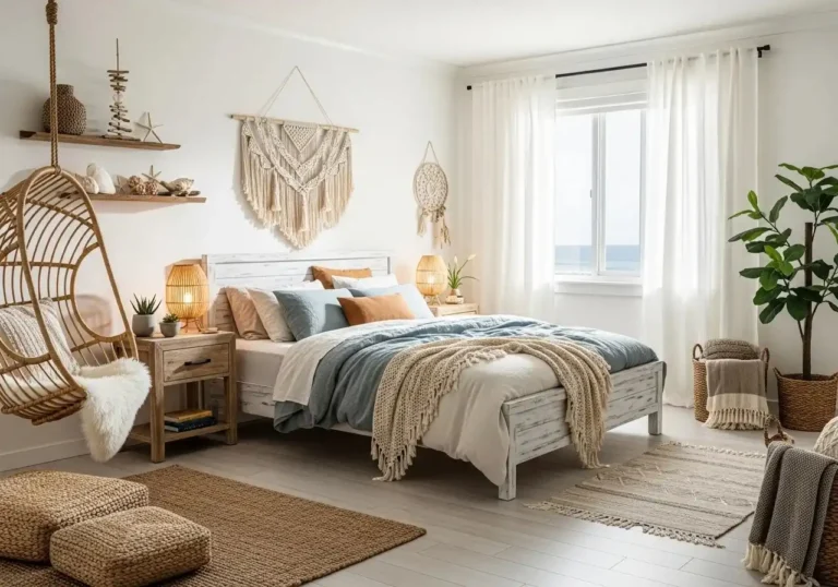 BEAUTIFUL boho coastal bedroom look