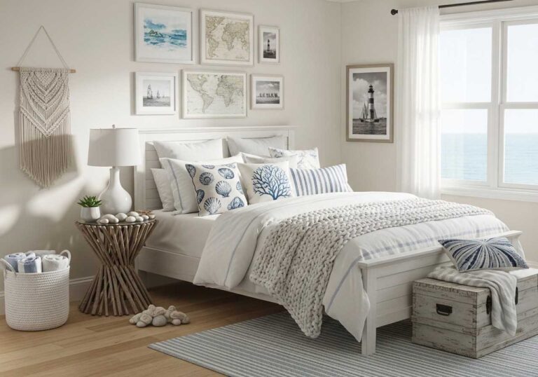 Beautiful coastal granddaughter bedroom look