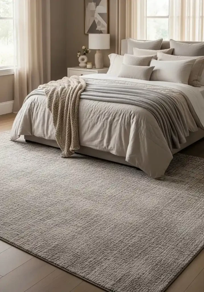 french provincial bedroom soft textured rug