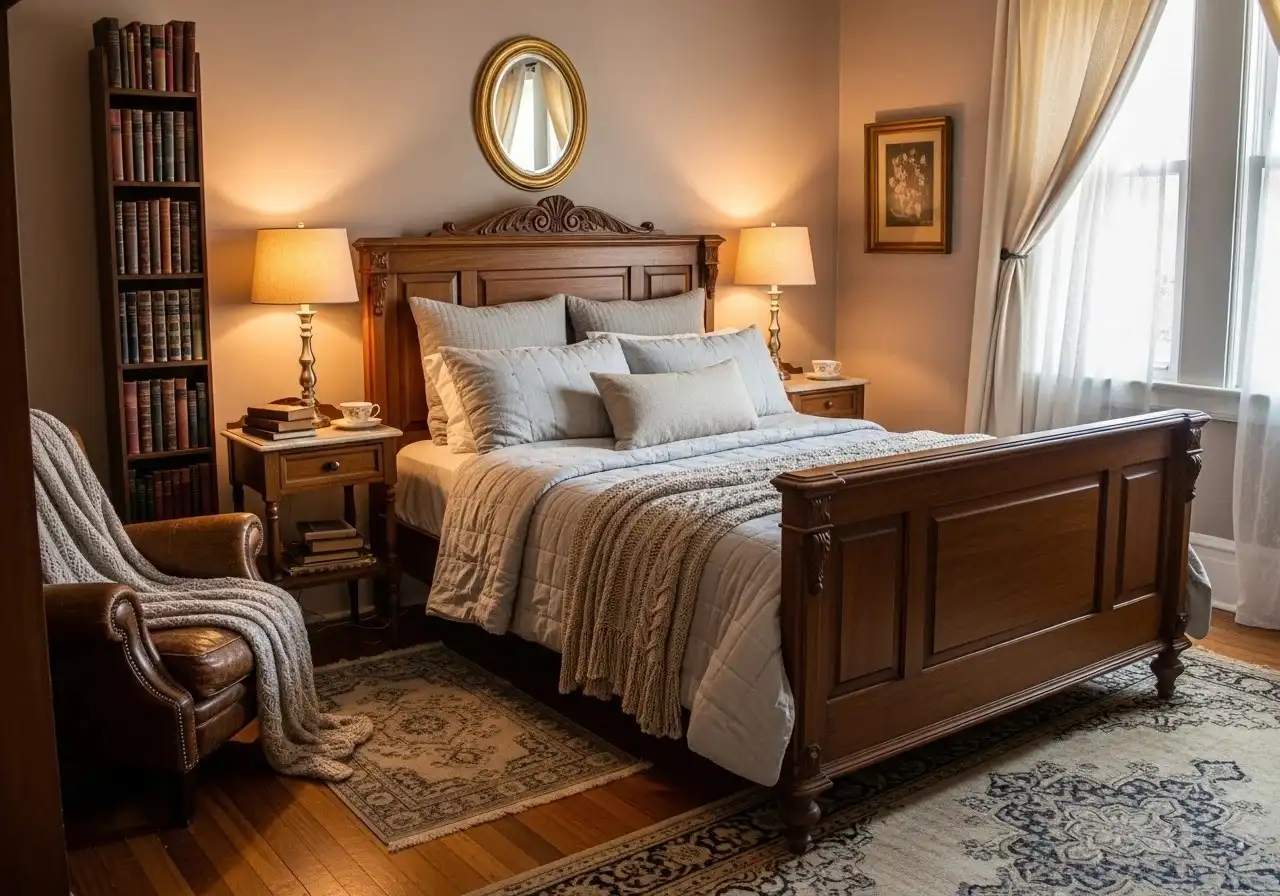 antique bedroom ideas cozy vintage aesthetic design